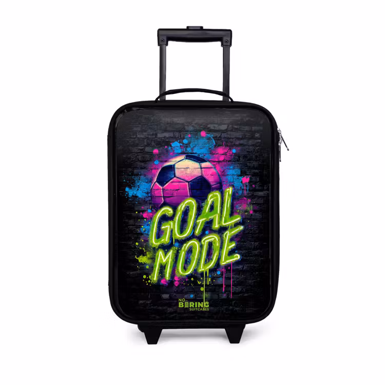Kinderkoffers met naam - Neon - Graffiti - Voetbal - Kleurrijk — 1