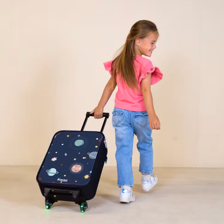 Kinderkoffer - Patroon van planeten — 2