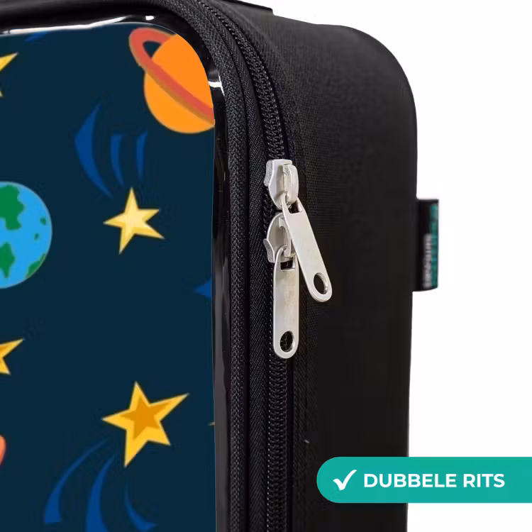 Kinderkoffer - Patroon van raketten en planeten — 5
