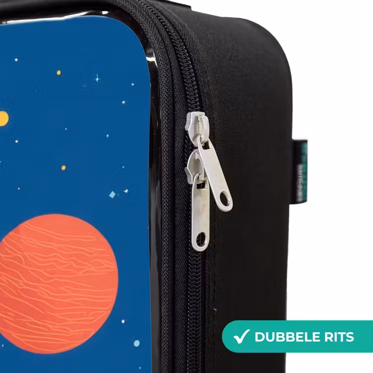 Kinderkoffers met naam - Raket - Planeet - Sterren - Veelkleurig — 6