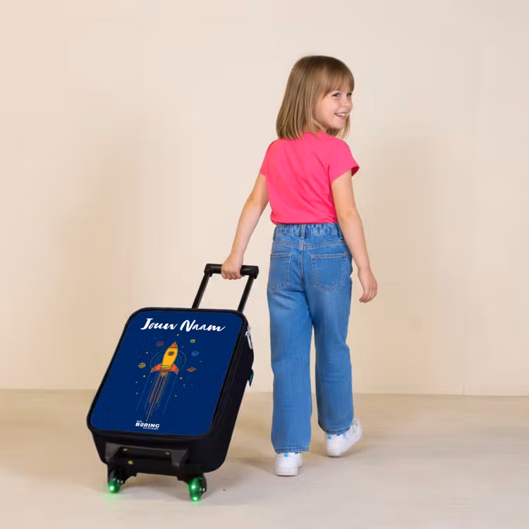 Kinderkoffers met naam - Raket - Planeten - Sterren — 2