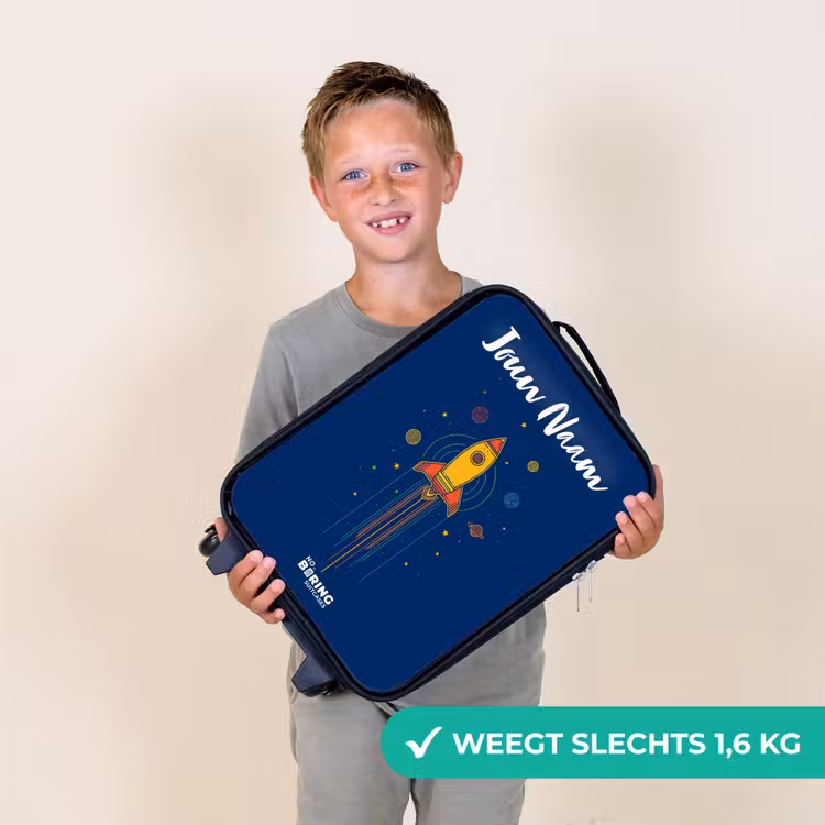 Kinderkoffers met naam - Raket - Planeten - Sterren — 3