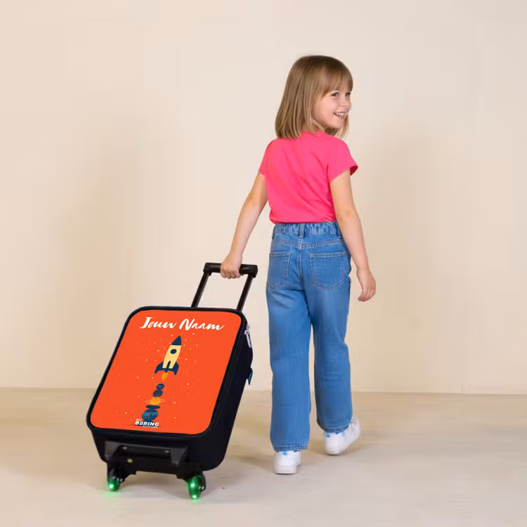 Kinderkoffers met naam - Raket - Sterren - Planeten — 2