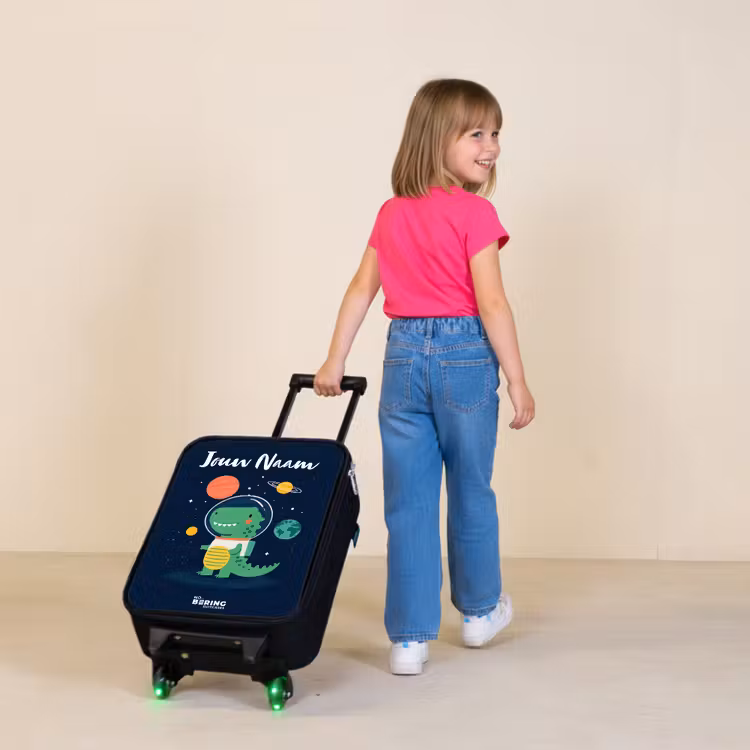 Kinderkoffers met naam - Ruimte - Dino - Planeten - Sterren — 2