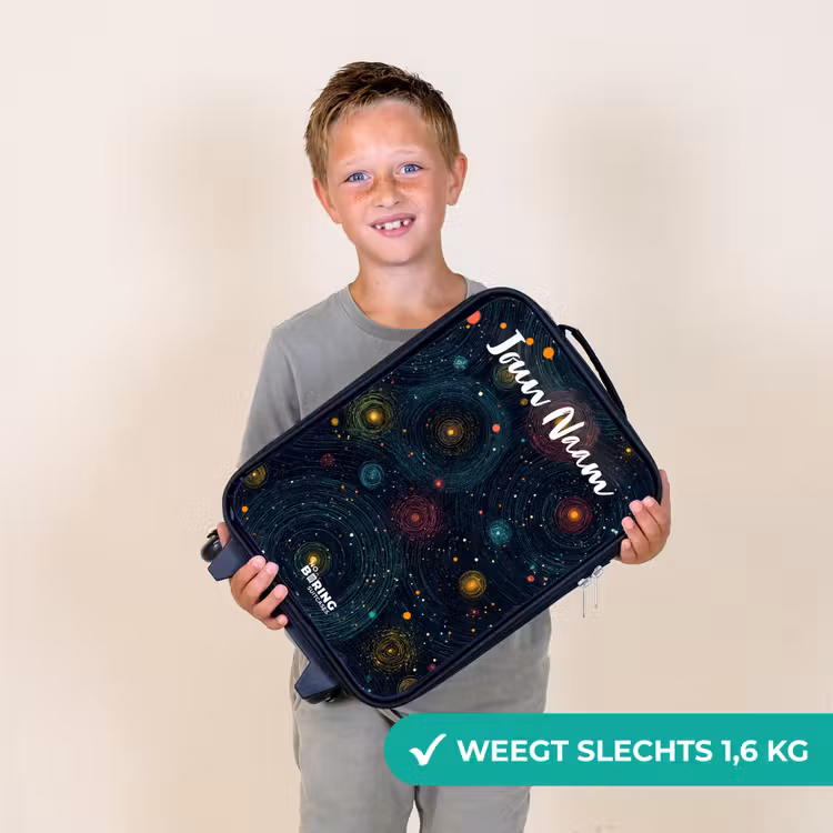 Kinderkoffers met naam - Sterren - Planeten - Kleurrijk — 3