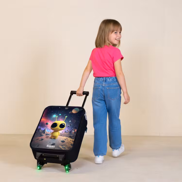 Kinderkoffer - Vrolijk buitenaards wezentje — 2