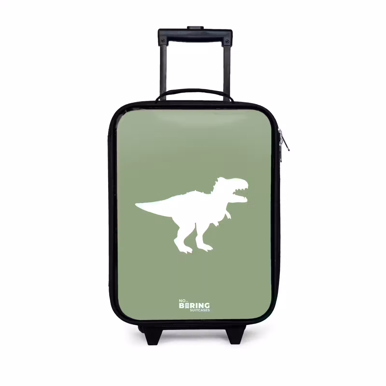 Kinderkoffer - Groen met T-rex dino — 1