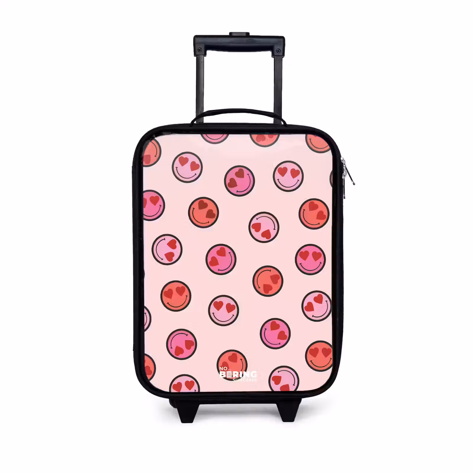 Kinderkoffers met naam - Hartje - Smiley - Patroon — 1