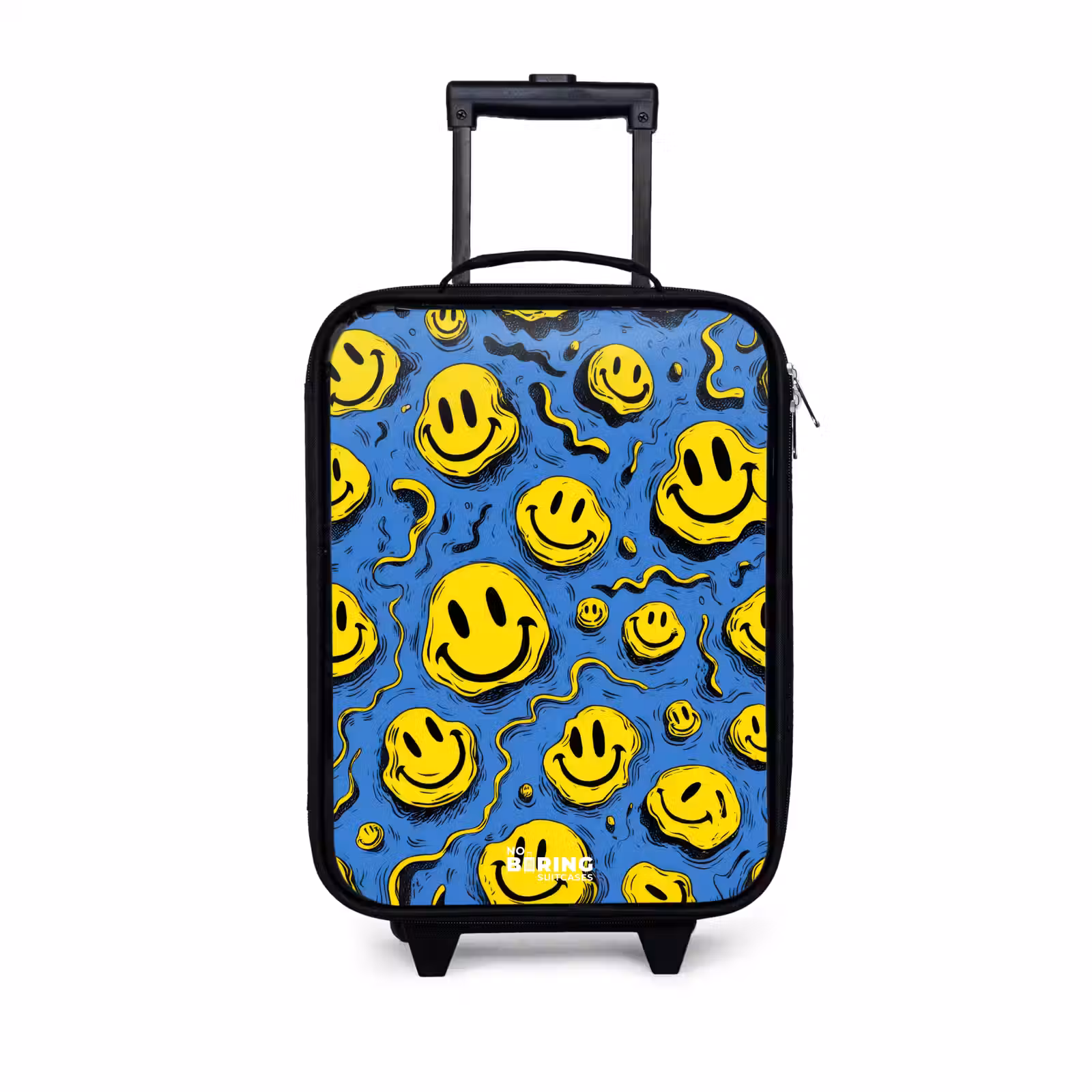 Kinderkoffers met naam - Smiley - Geel - Blauw — 1