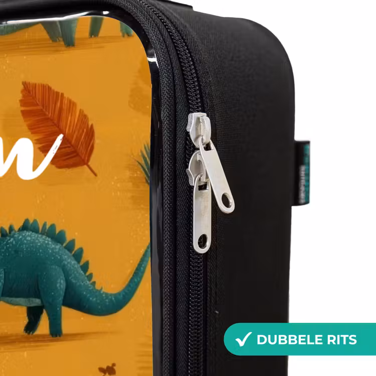 Kinderkoffers met naam - Dino - Dieren - Patroon — 6