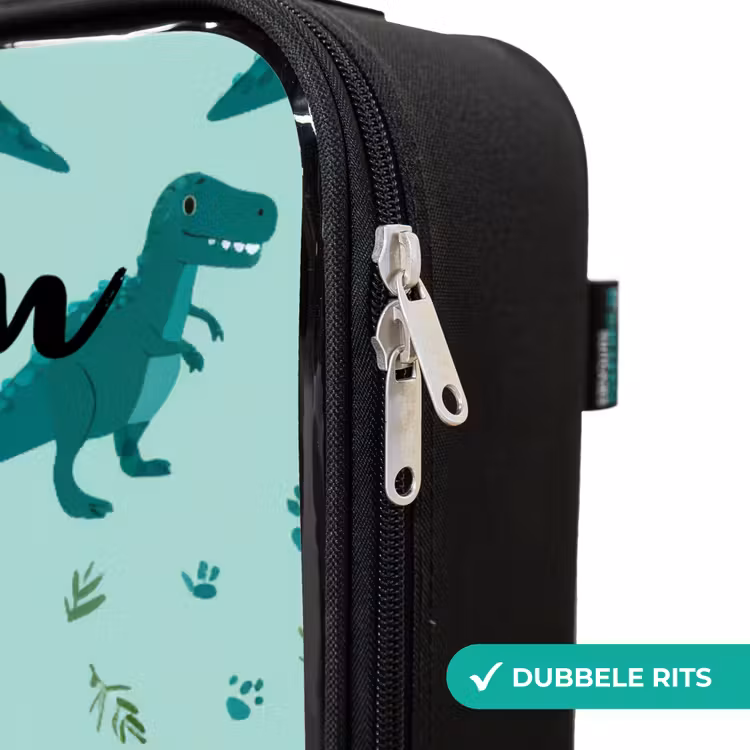 Kinderkoffers met naam - Dinos - Patroon - Groen — 6