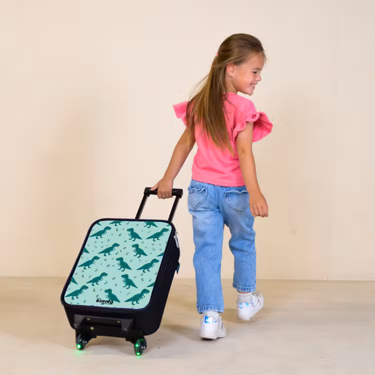 Kinderkoffer - Dinos - Patroon - Groen — 2
