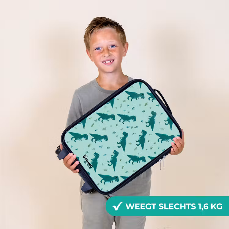 Kinderkoffer - Dinos - Patroon - Groen — 3