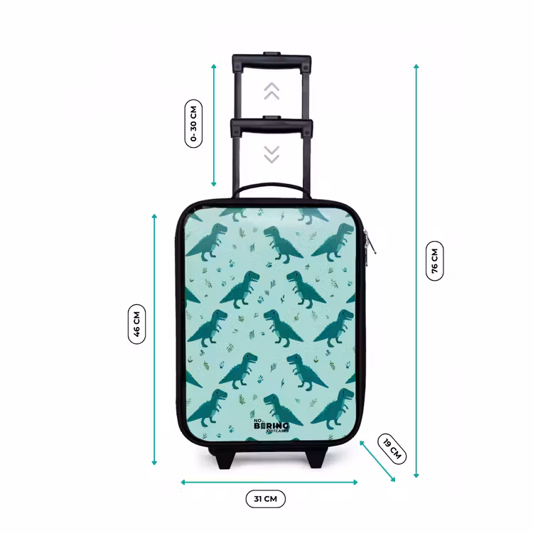 Kinderkoffer - Dinos - Patroon - Groen — 7