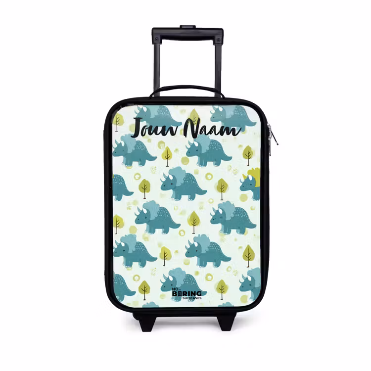 Kinderkoffers met naam - Dinos - Patroon - Natuur — 1