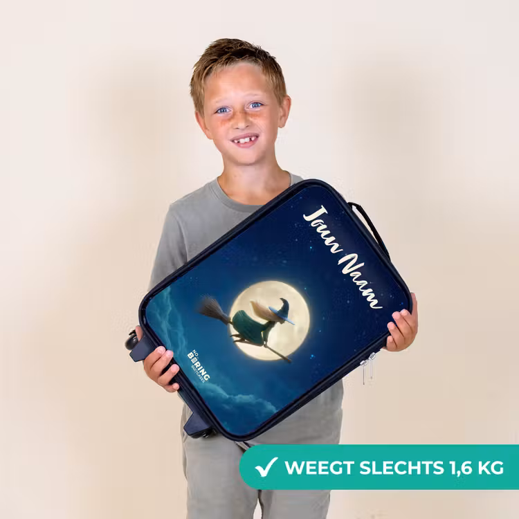 Kinderkoffers met naam - Heks in Maanlichtvlucht — 3