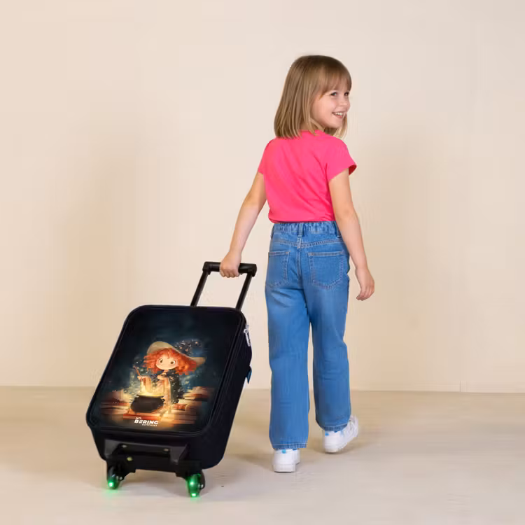 Kinderkoffers met naam - Heks met Sprankelende Toverdrank — 2