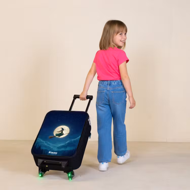 Kinderkoffers met naam - Nachtelijke Vlucht over het Woud — 2