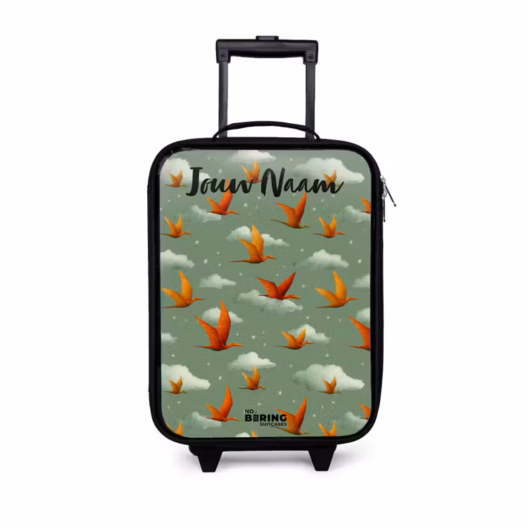 Kinderkoffers met naam - Patroon - Dino - Pterosaurussen — 1