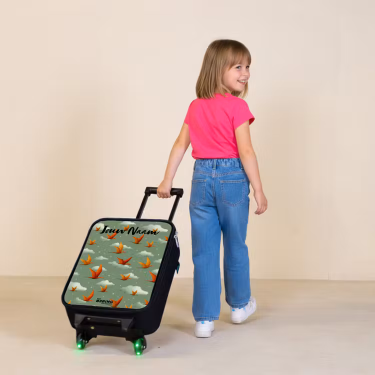 Kinderkoffers met naam - Patroon - Dino - Pterosaurussen — 2