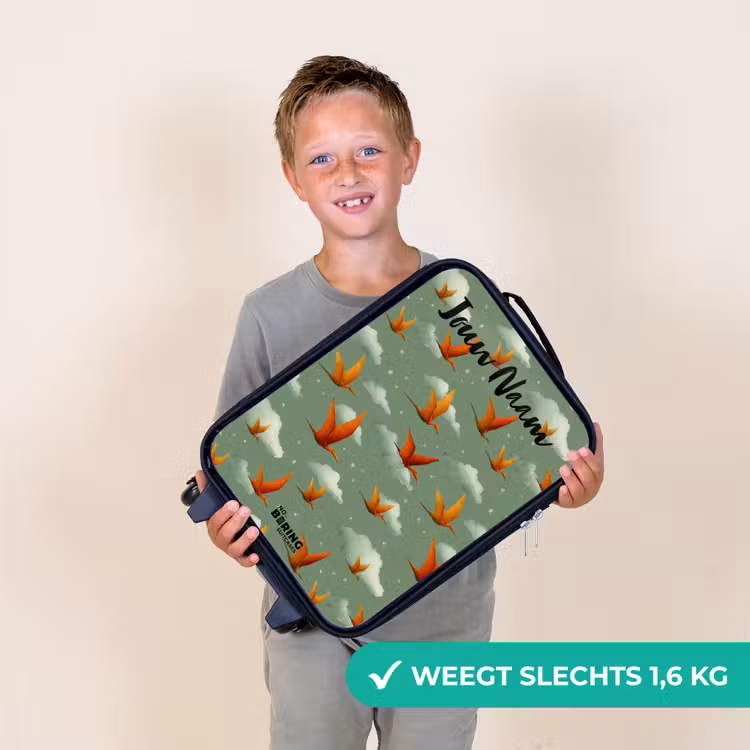 Kinderkoffers met naam - Patroon - Dino - Pterosaurussen — 3