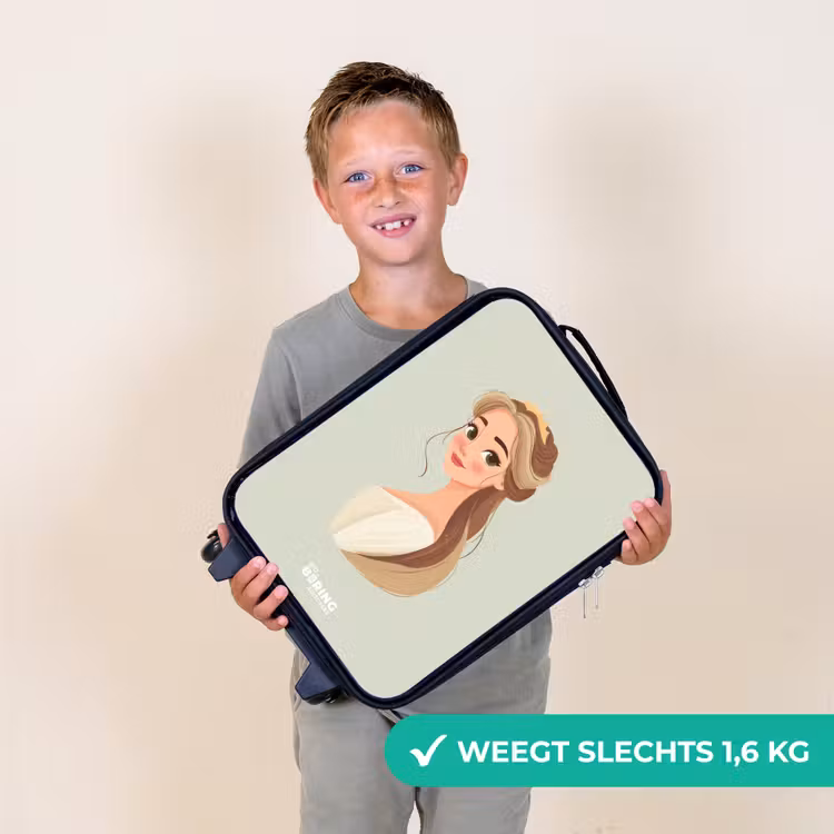 Kinderkoffer - Prinses met een tiara - Groen — 3