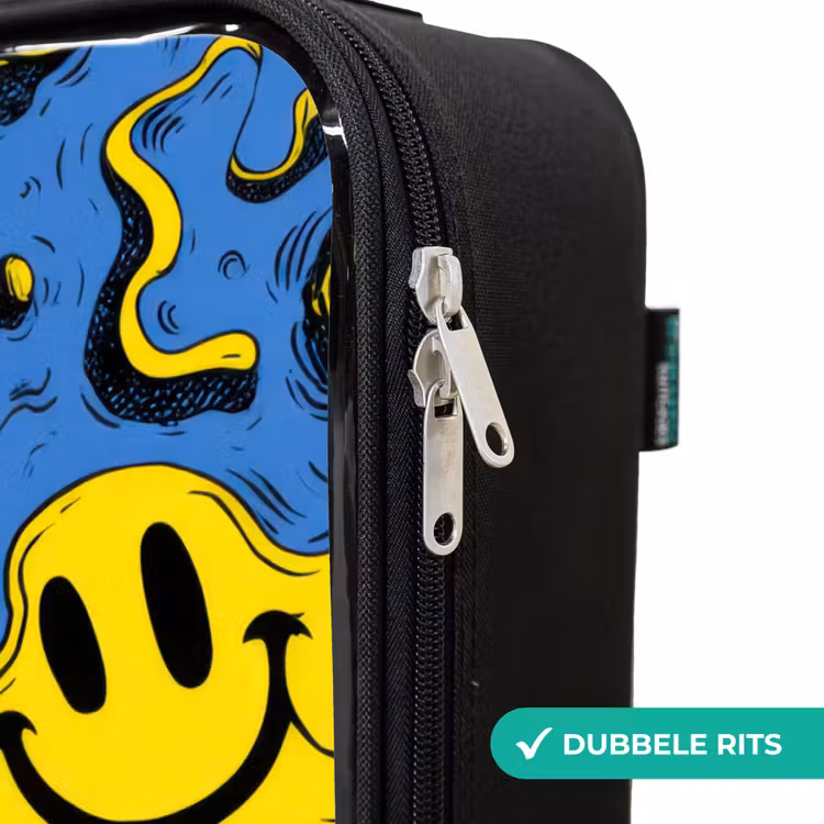 Kinderkoffers met naam - Smiley - Geel - Blauw — 6