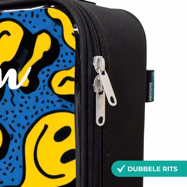 Kinderkoffers met naam - Smiley - Geel - Blauw — 6