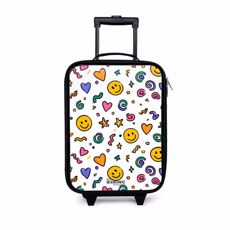 Kinderkoffers met naam - Smiley - Hartje - Ster — 1