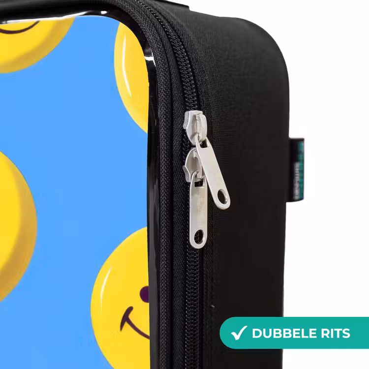 Kinderkoffers met naam - Vrolijke smileyregen — 6