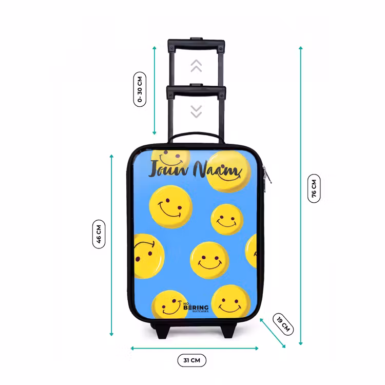 Kinderkoffers met naam - Vrolijke smileyregen — 7