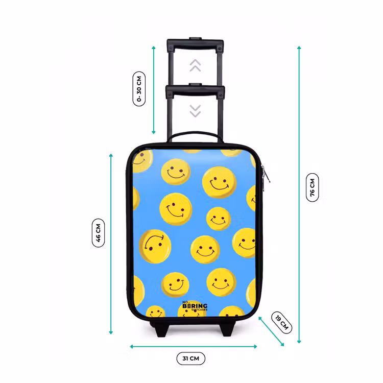 Kinderkoffers met naam - Vrolijke smileyregen — 7