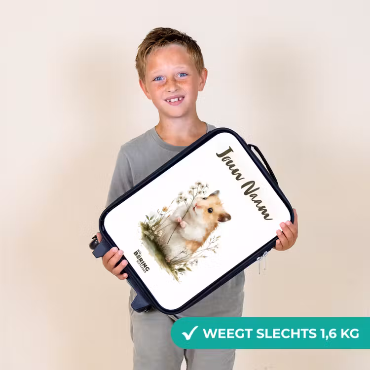 Kinderkoffers met naam - Dier - Natuur - Hamster — 3