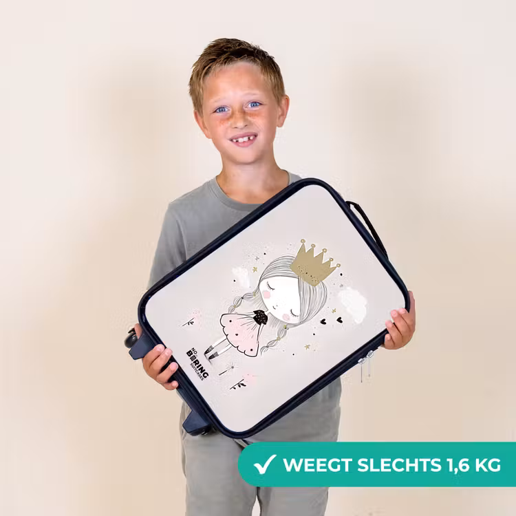 Kinderkoffer - Dromerige prinses met gevlochten haar — 3