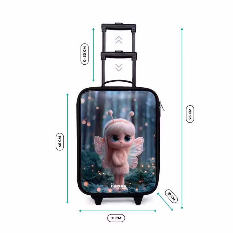 Kinderkoffers met naam - Fairy - Bos - Glitters — 7