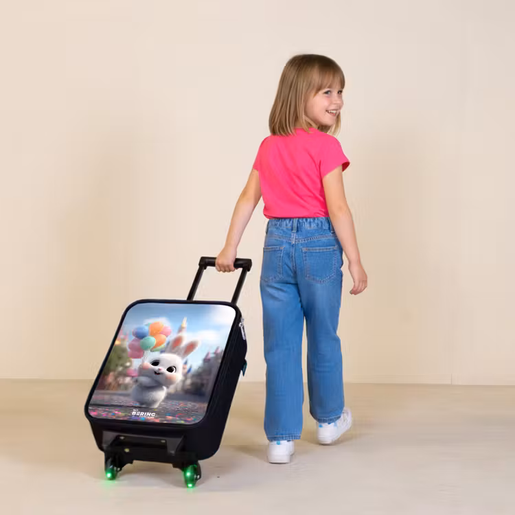 Kinderkoffers met naam - Konijn - Ballonnen — 2