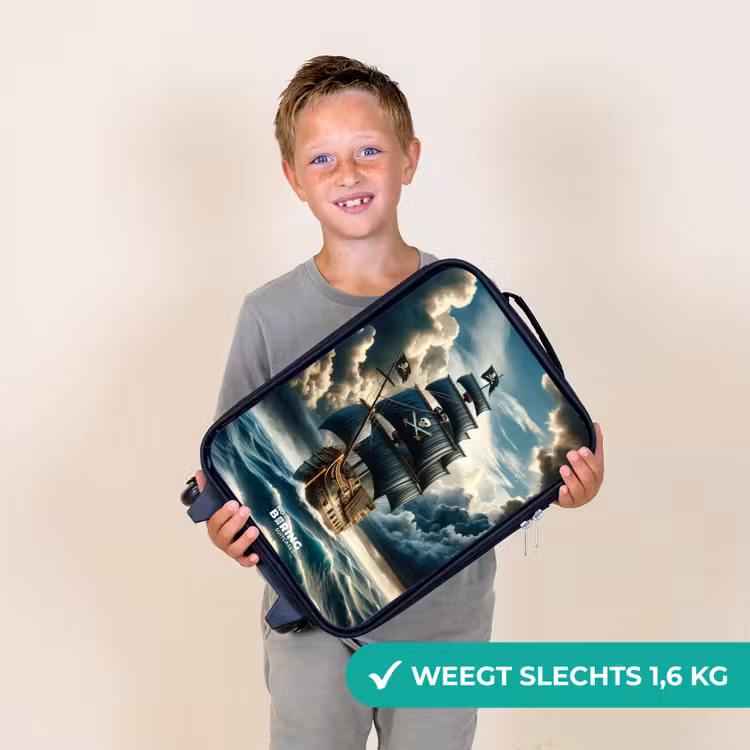 Kinderkoffer - Piratenschip op een woeste zee — 3