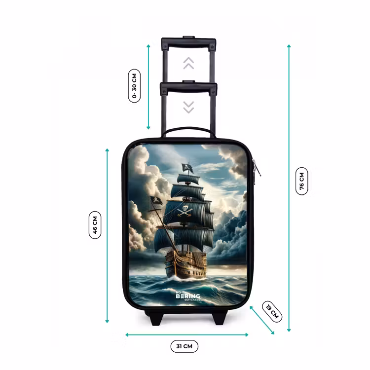 Kinderkoffer - Piratenschip op een woeste zee — 7