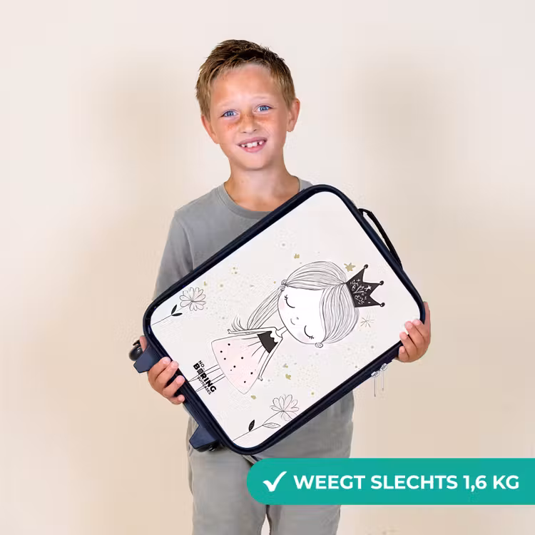 Kinderkoffer - Prinses met zwart jurkje — 3