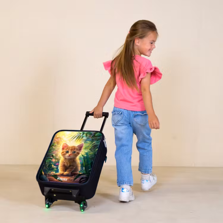 Kinderkoffer - Rode kitte in de groene natuur — 2