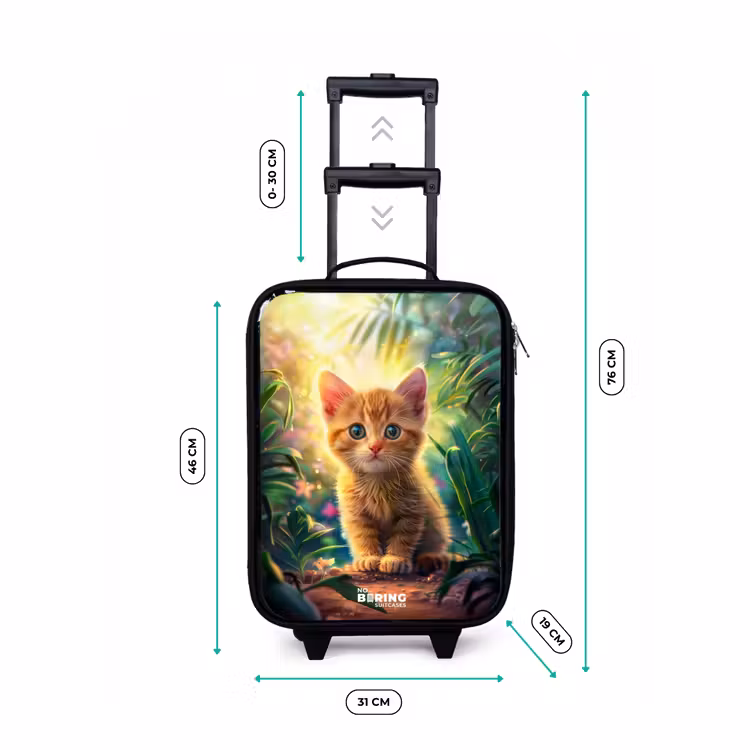 Kinderkoffer - Rode kitte in de groene natuur — 6