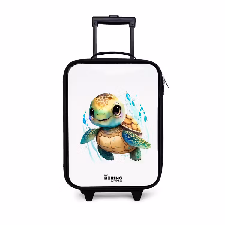 Kinderkoffer - Schildpad - Waterverf - Kleuren - Dieren — 1