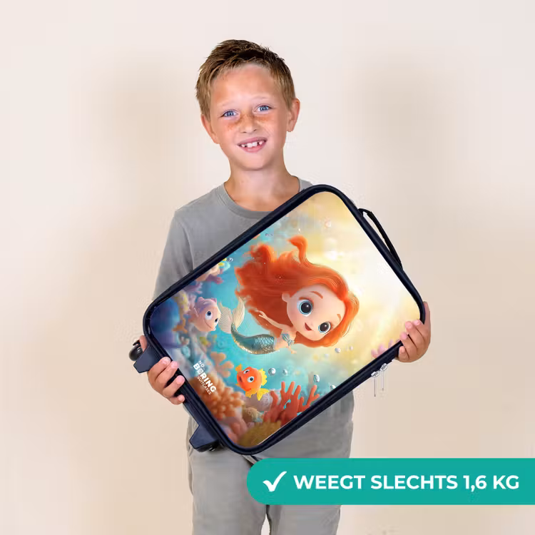 Kinderkoffers met naam - Zeemeermin - Vissen - Koraal — 3