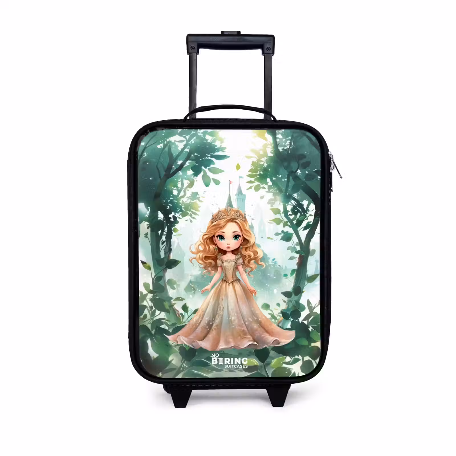 Kinderkoffer - Meisje met blond haar in het bos — 1