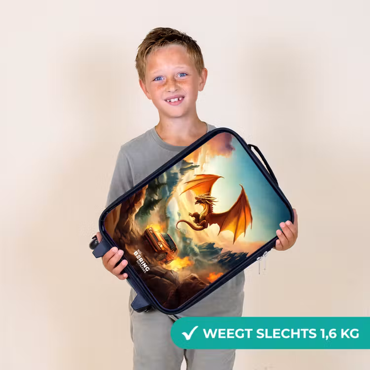 Kinderkoffer - Vliegende draak boven vurige bergweg — 3