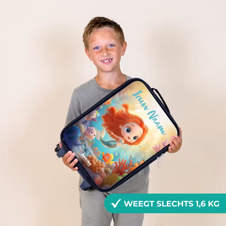 Kinderkoffers met naam - Zeemeermin - Vissen - Koraal — 3