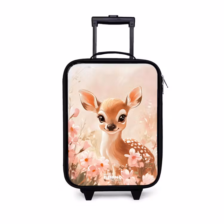 Kinderkoffers met naam - Hertje - Ogen - Stippen - Bloemen — 1