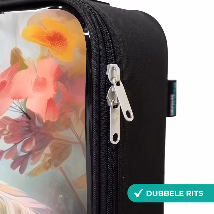 Kinderkoffer - Wit paard omringd door bloemen — 6