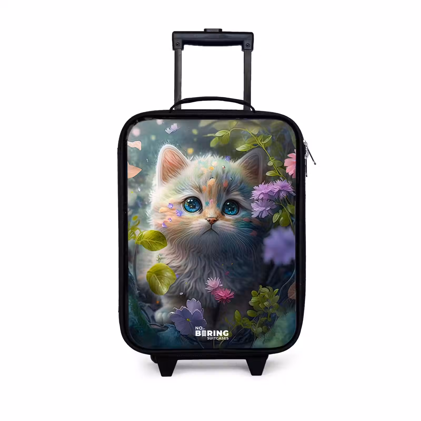 Kinderkoffer - Kitten verstopt achter bloemen — 1