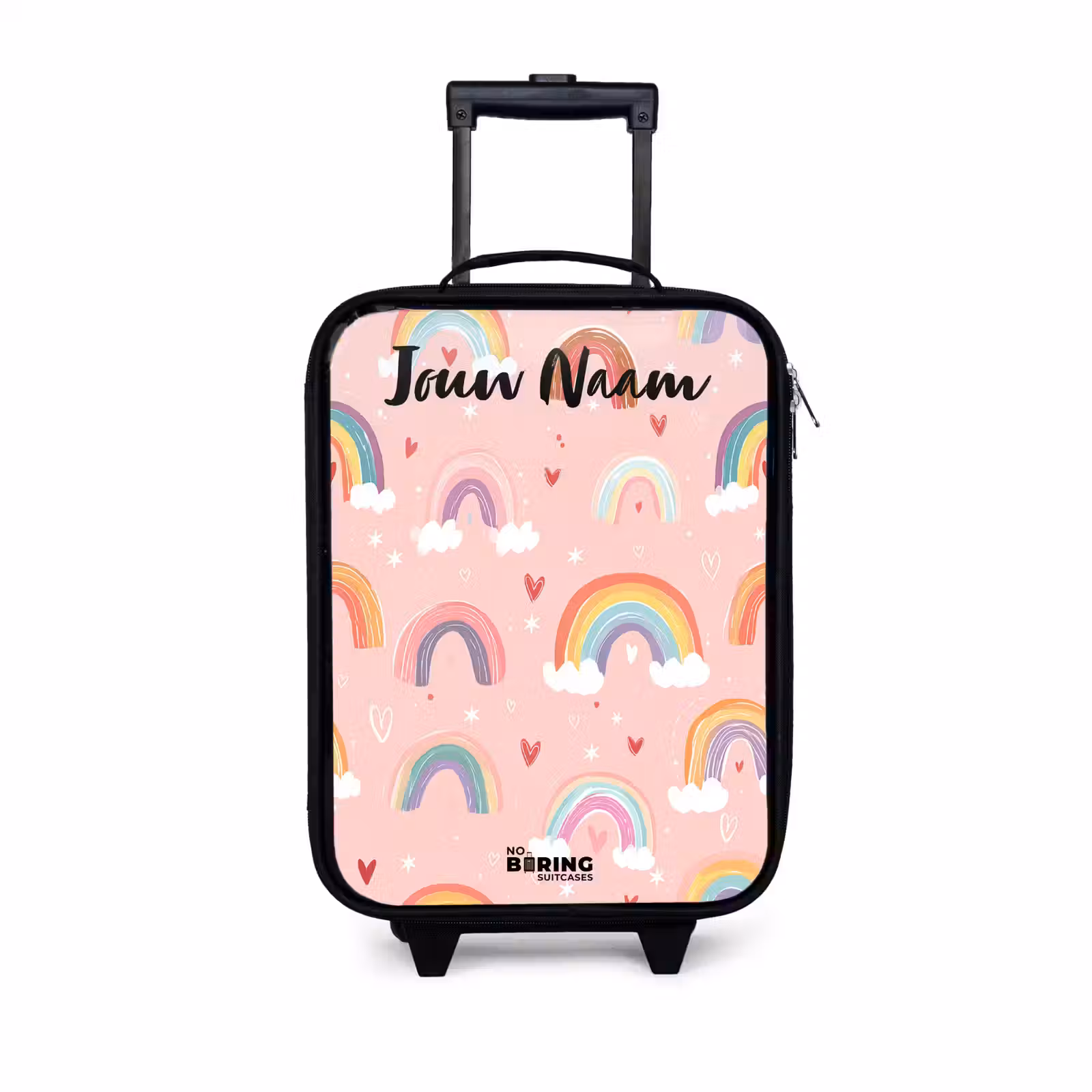Kinderkoffers met naam - Regenboog - Patroon - Pastel — 1